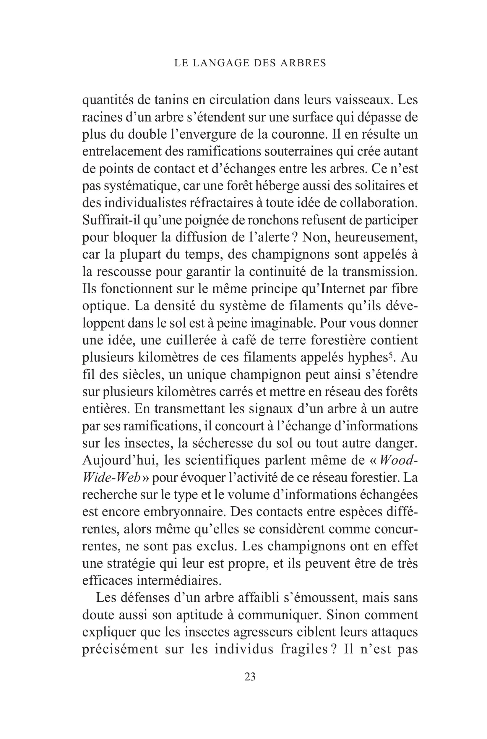 La Vie secrète des arbres