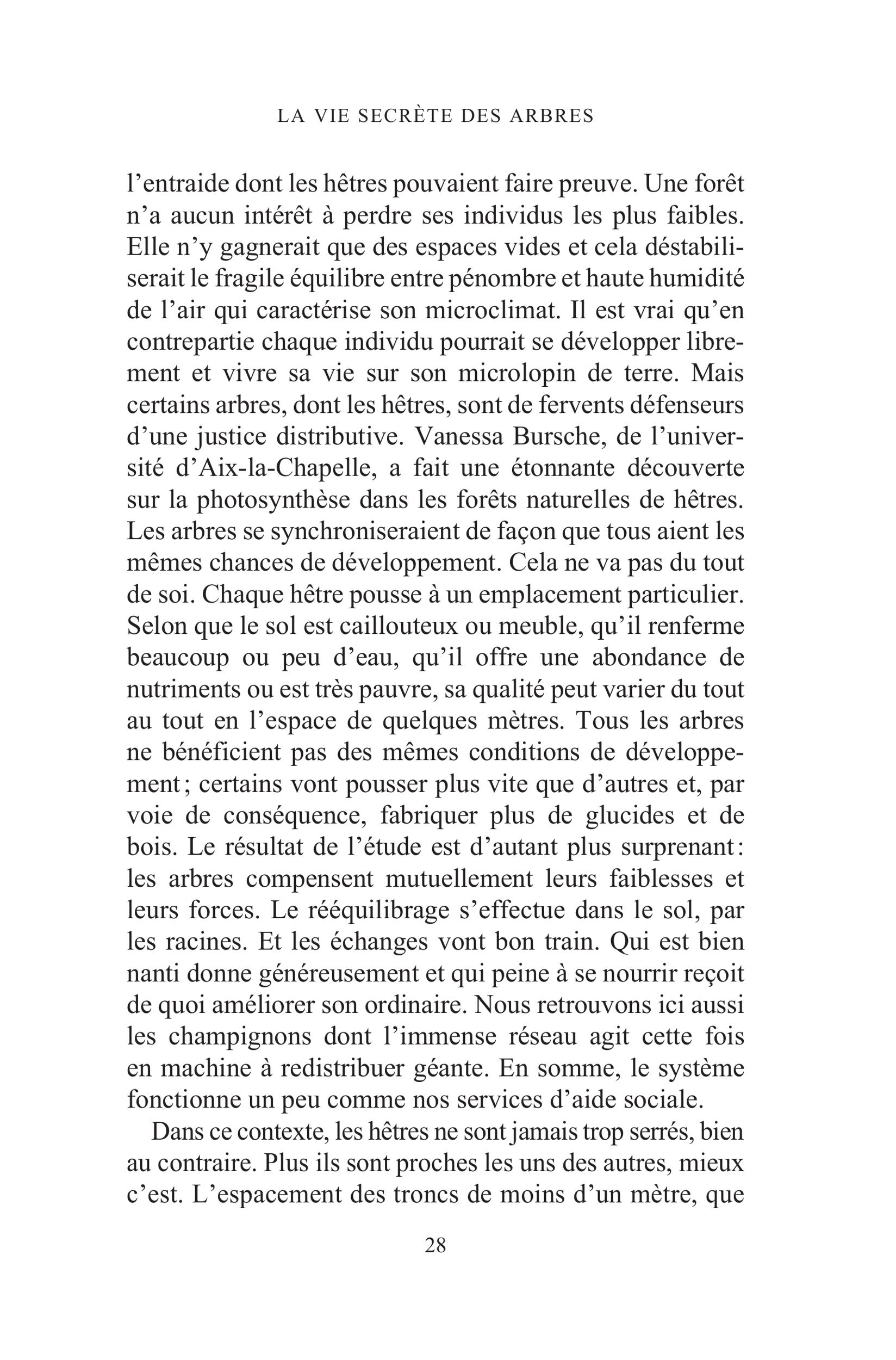 La Vie secrète des arbres