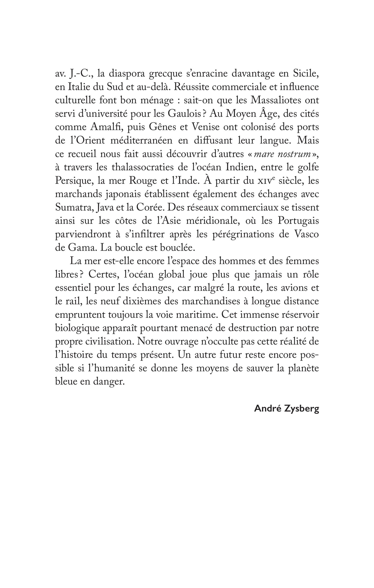 La Mer, 5 000 ans d’Histoire