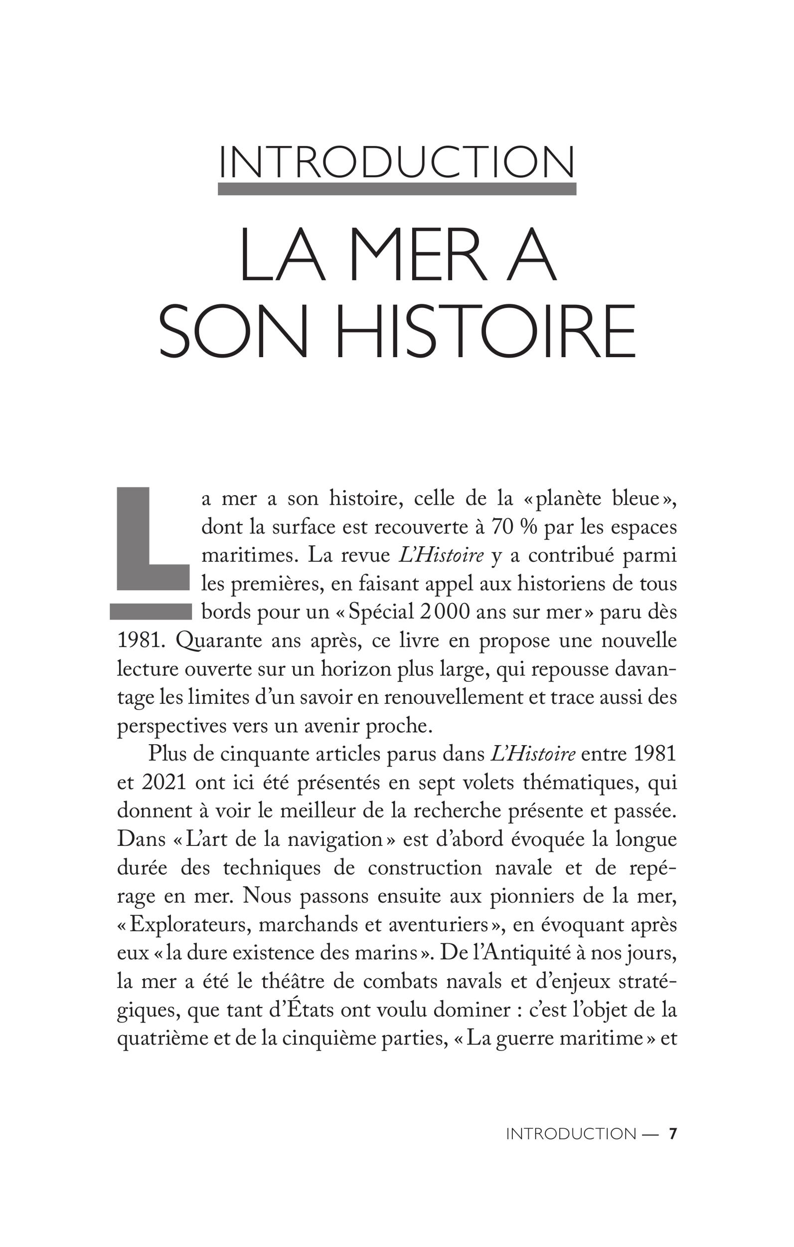 La Mer, 5 000 ans d’Histoire