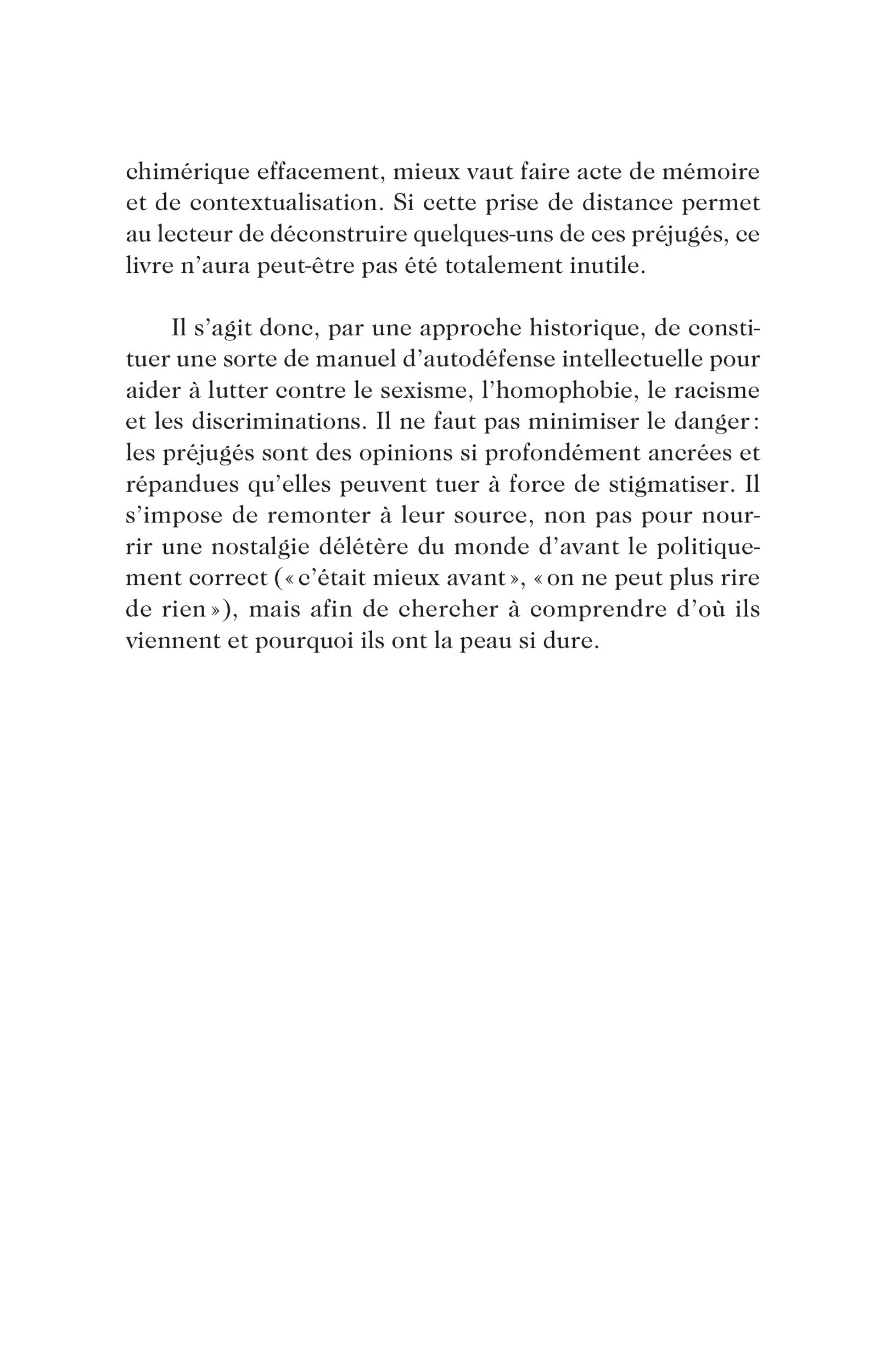 Histoire des préjugés