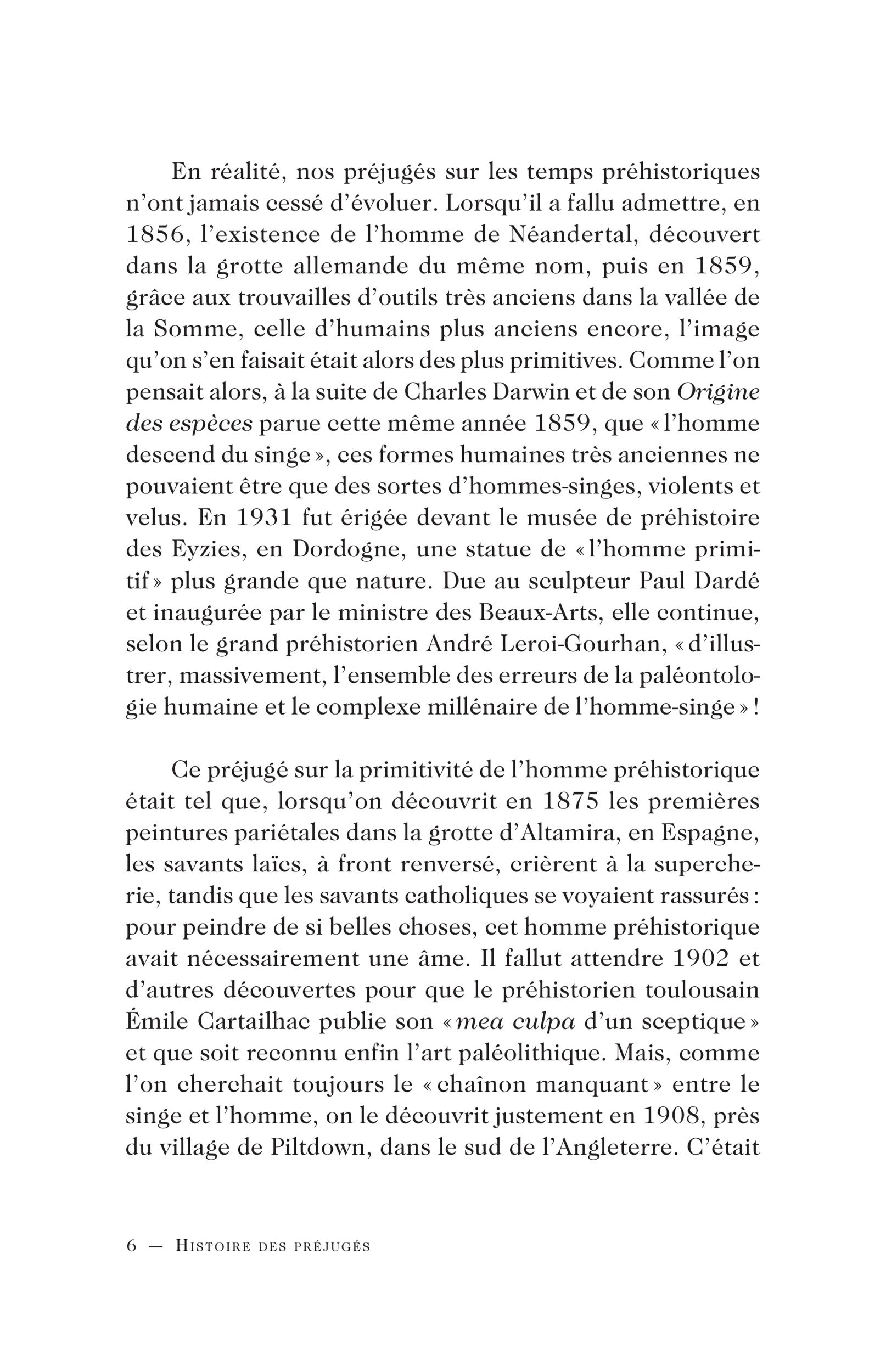 Histoire des préjugés