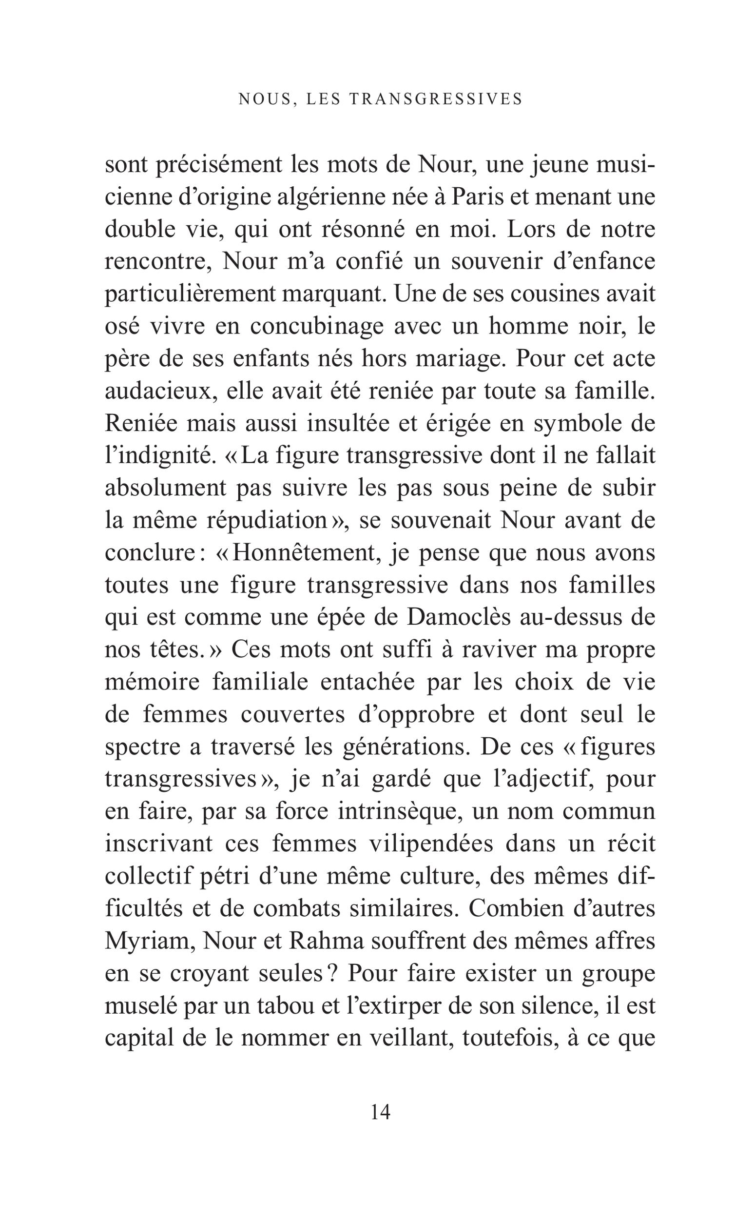 Nous les transgressives