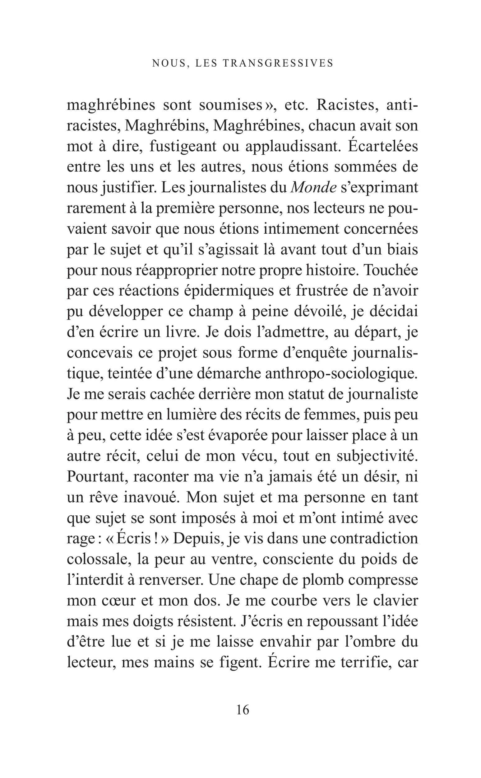 Nous les transgressives