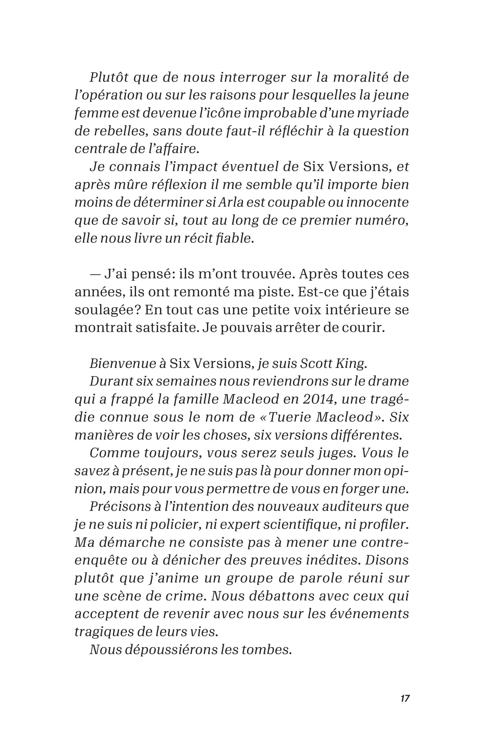 Six Versions, Tome 2