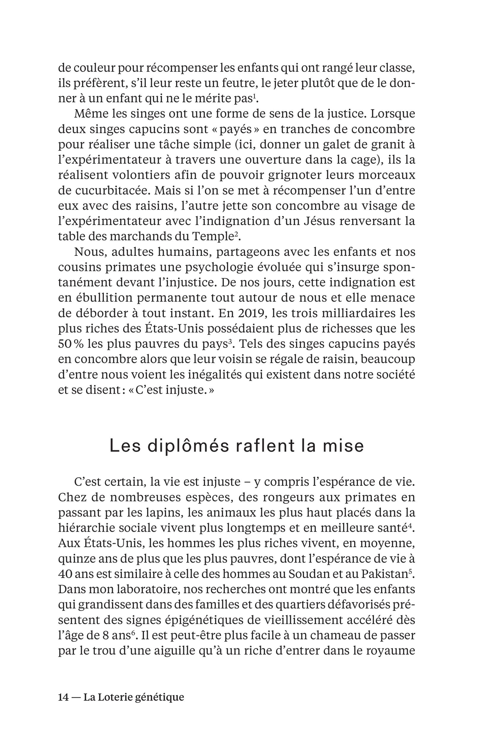 La Loterie génétique