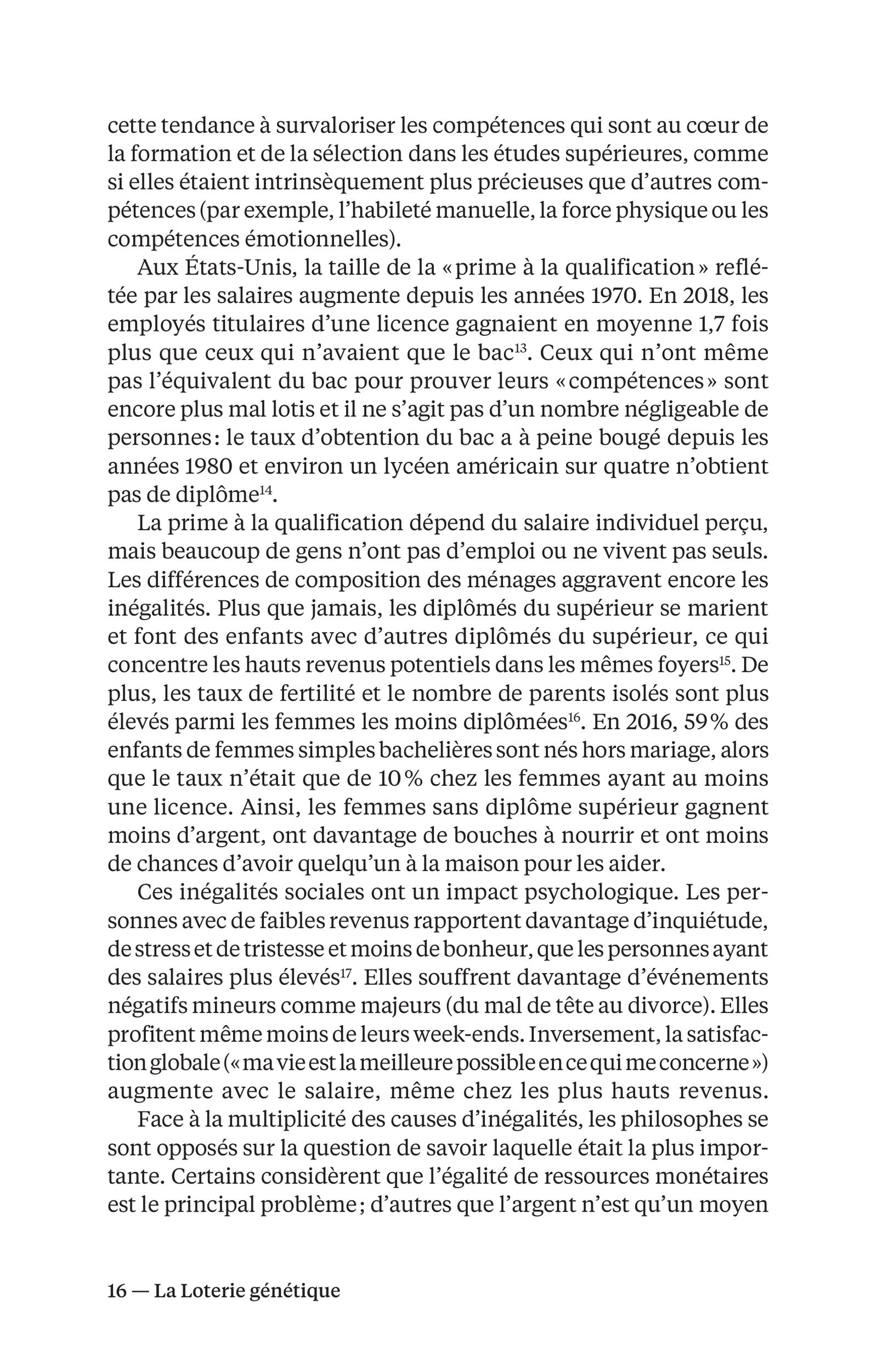 La Loterie génétique