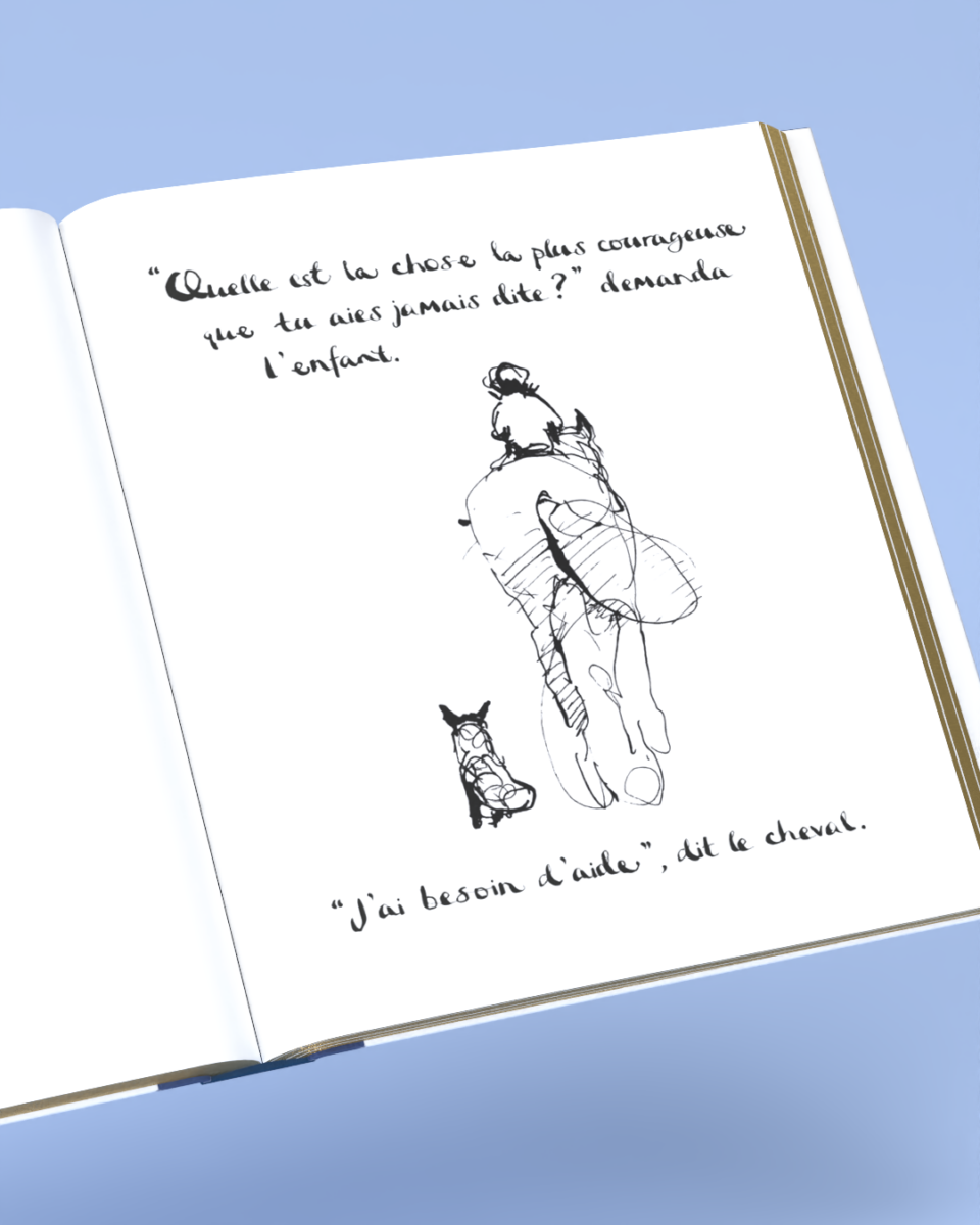 Couverture de L’enfant, la taupe, le renard et le cheval – Édition or