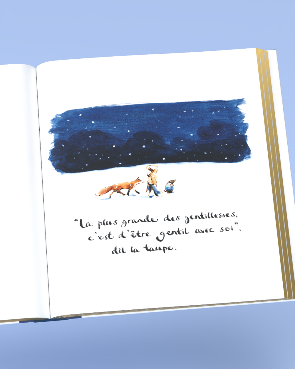 Couverture de L’enfant, la taupe, le renard et le cheval – Édition or