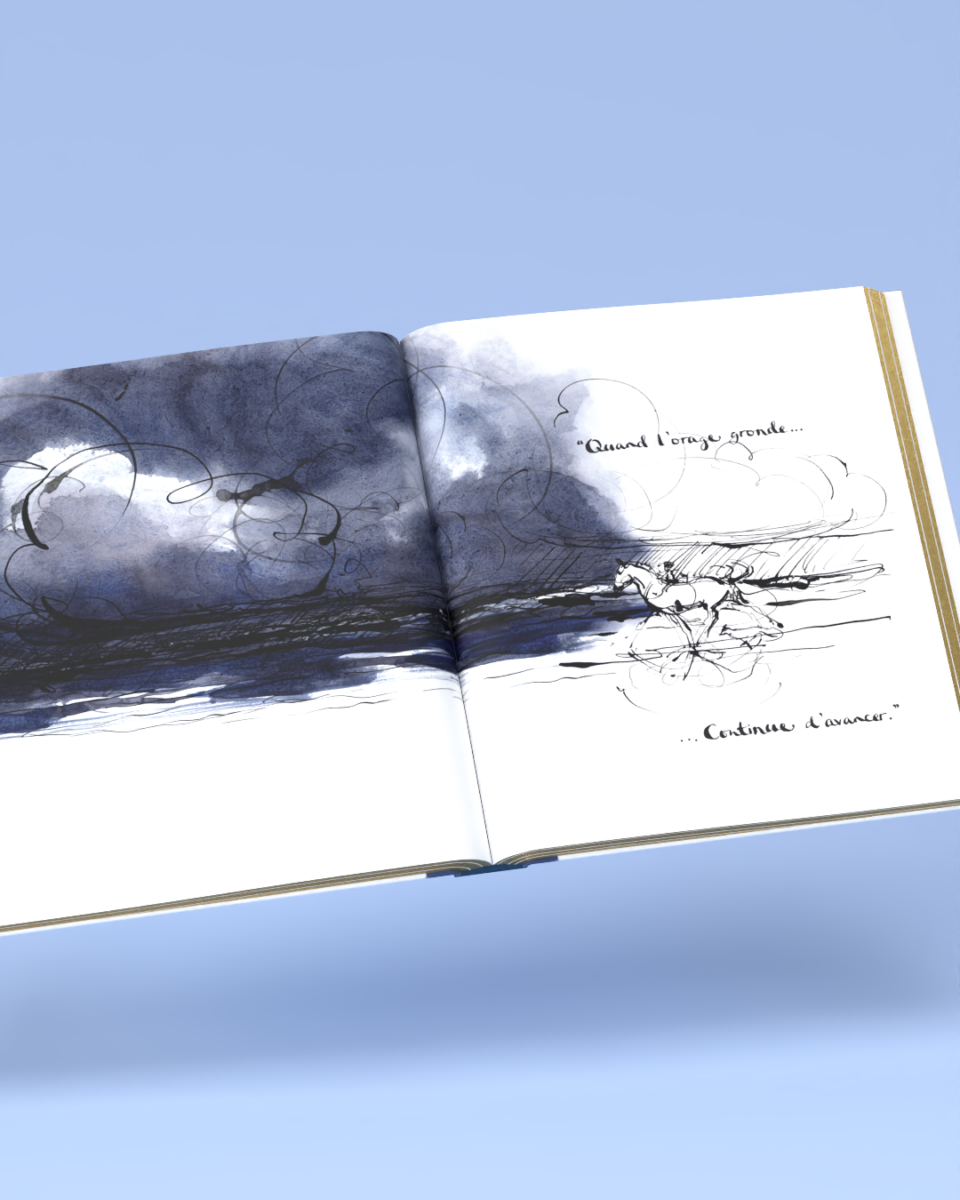 Couverture de L’enfant, la taupe, le renard et le cheval – Édition or