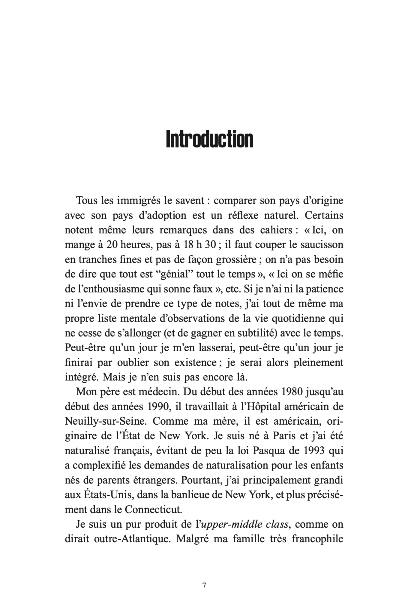 Le Miroir américain