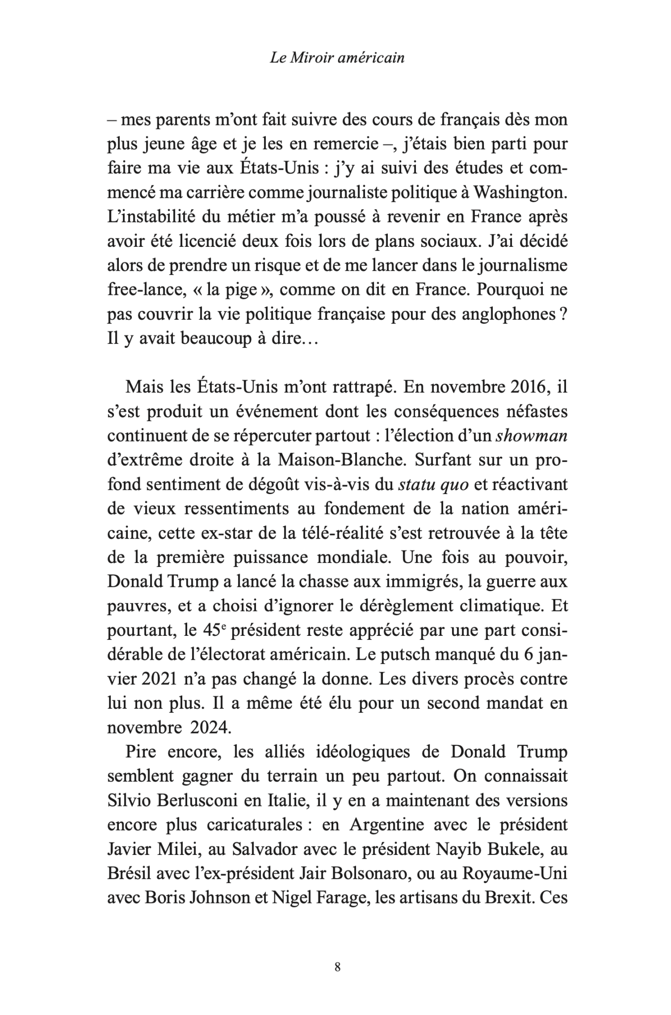 Le Miroir américain