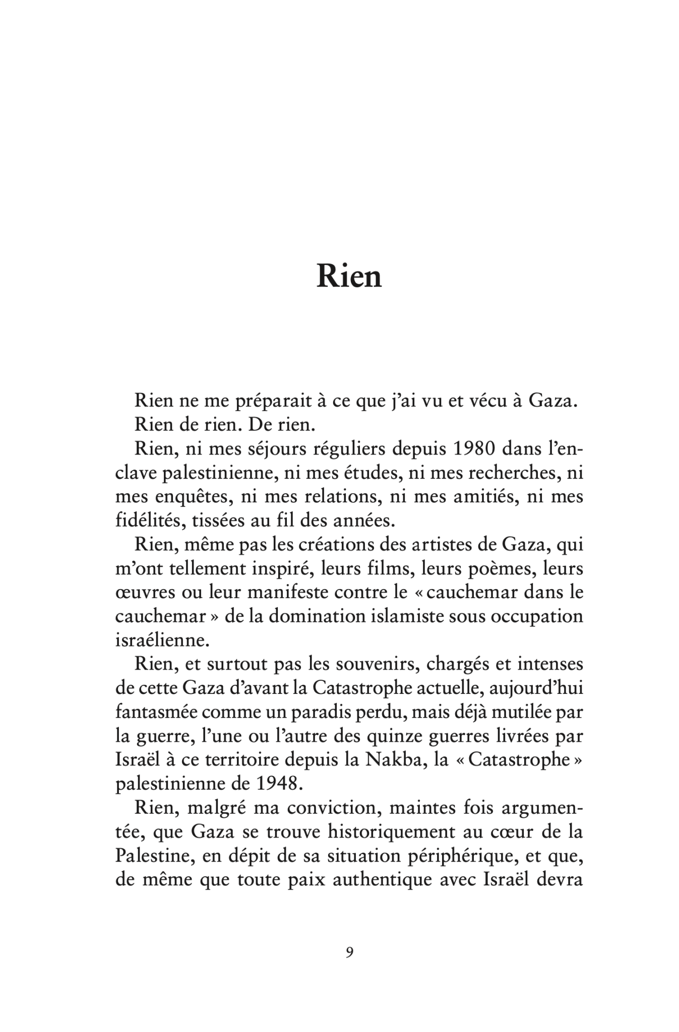 Un historien à Gaza