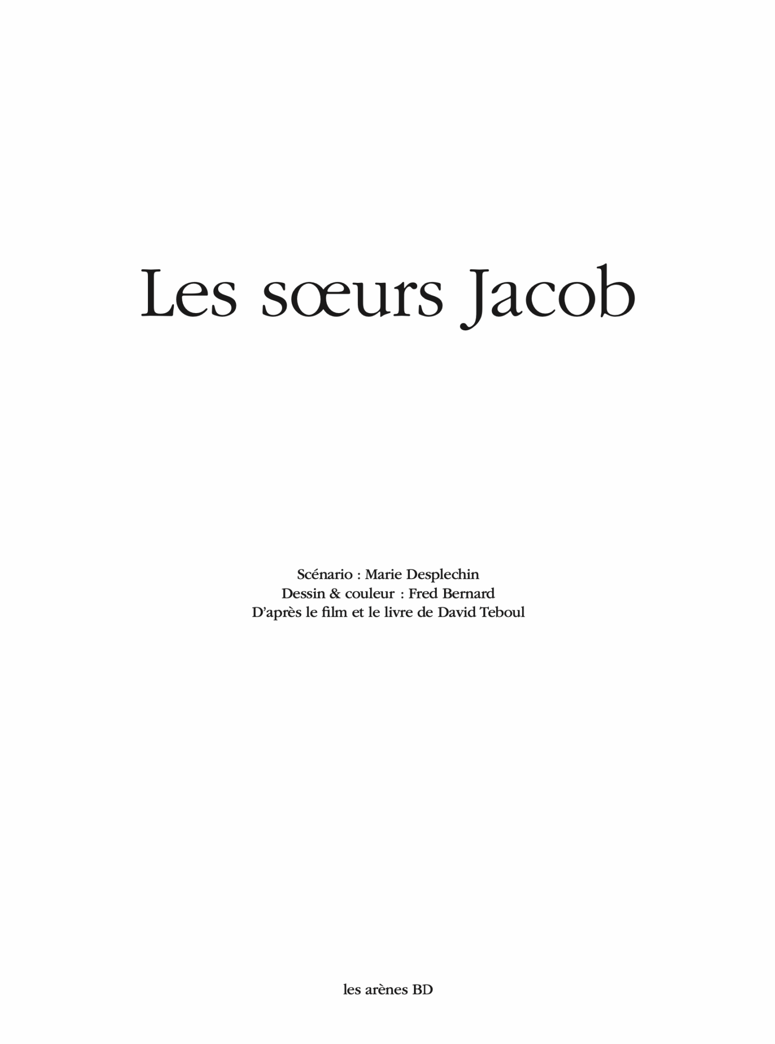 Les soeurs Jacob