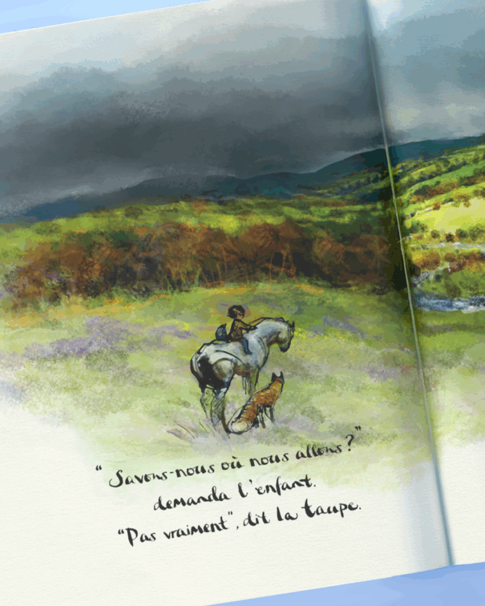 Couverture de Pour toujours, l’enfant, la taupe, le renard, le cheval et la tempête