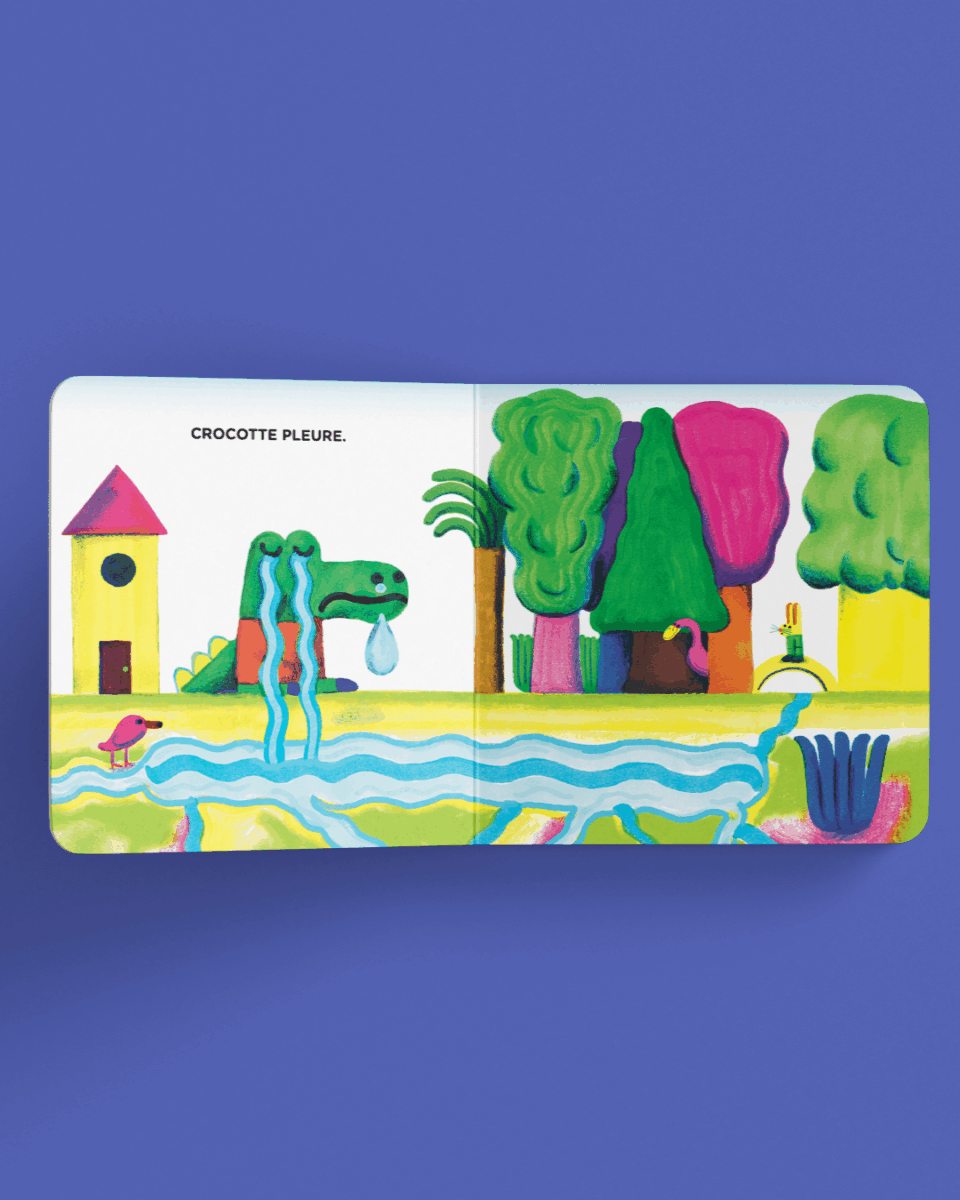 Couverture de Crocotte pleure