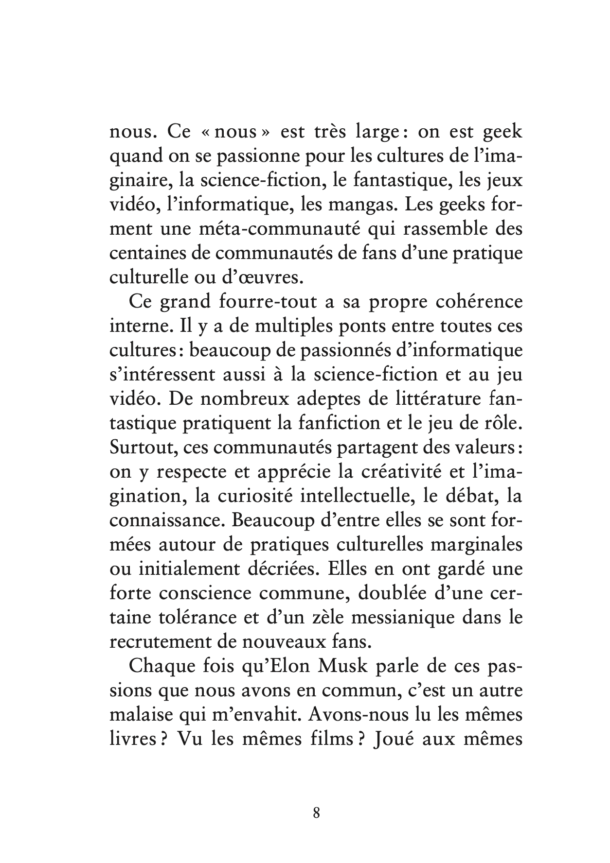 Le pouvoir des geeks