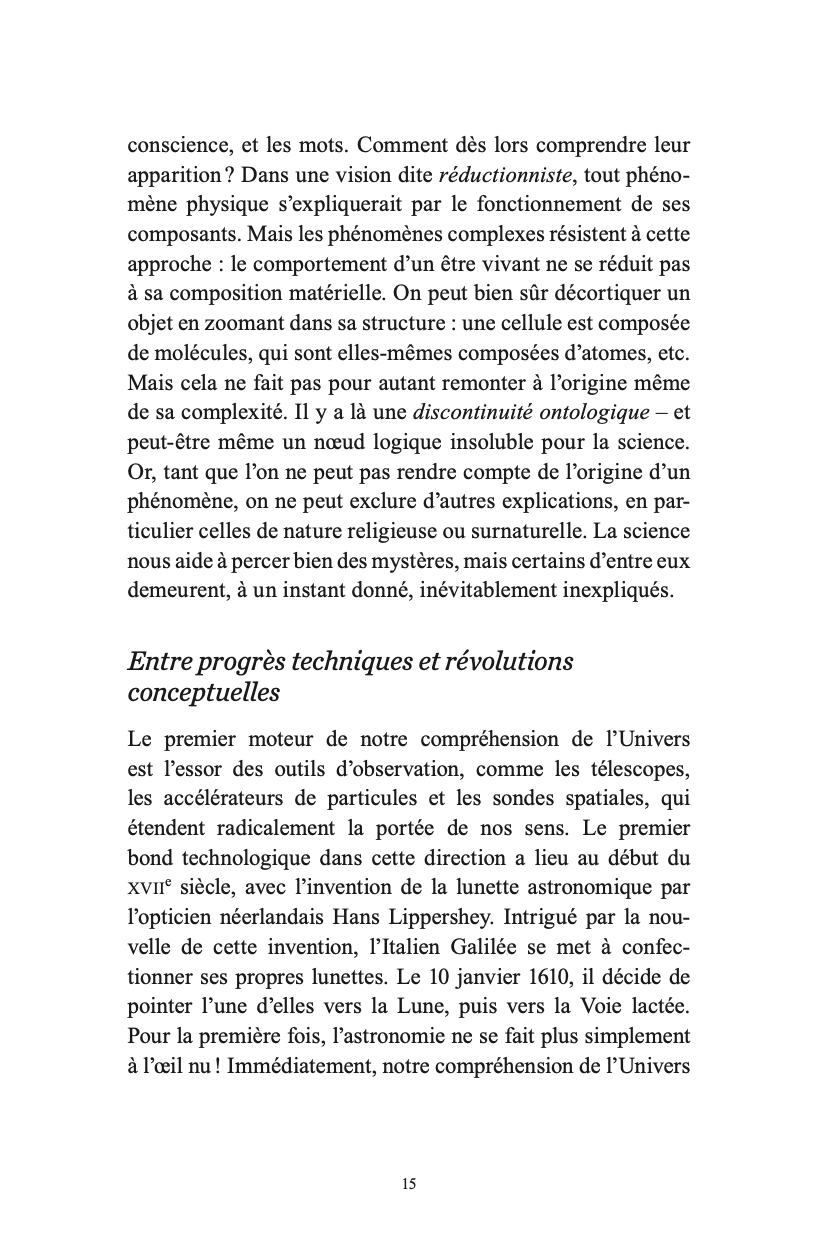 L&rsquo;Univers incompris