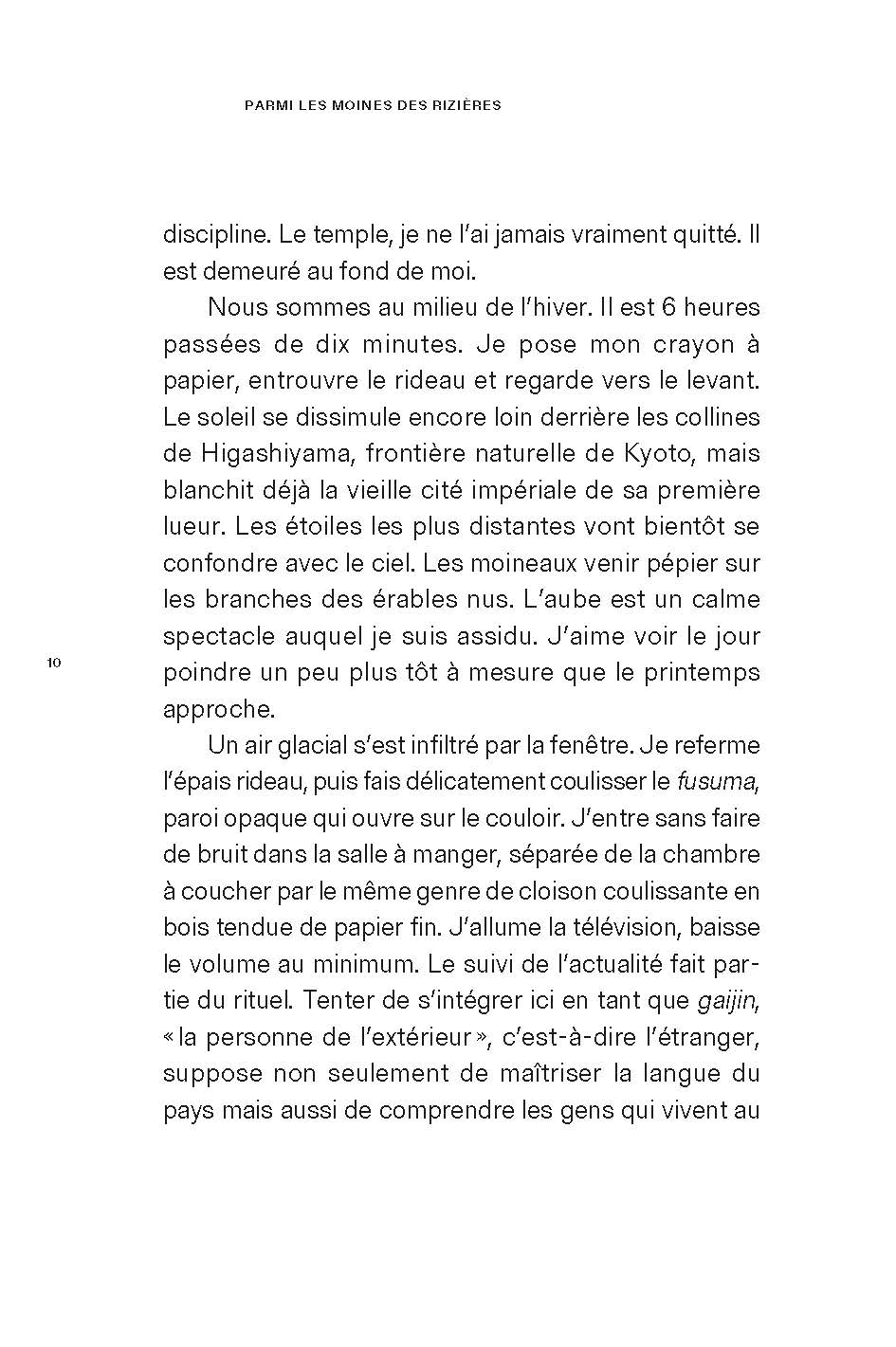 Parmi les moines des rizières