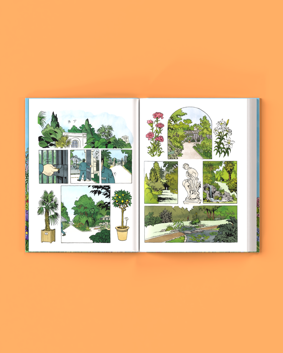 Couverture de La belle histoire des jardins