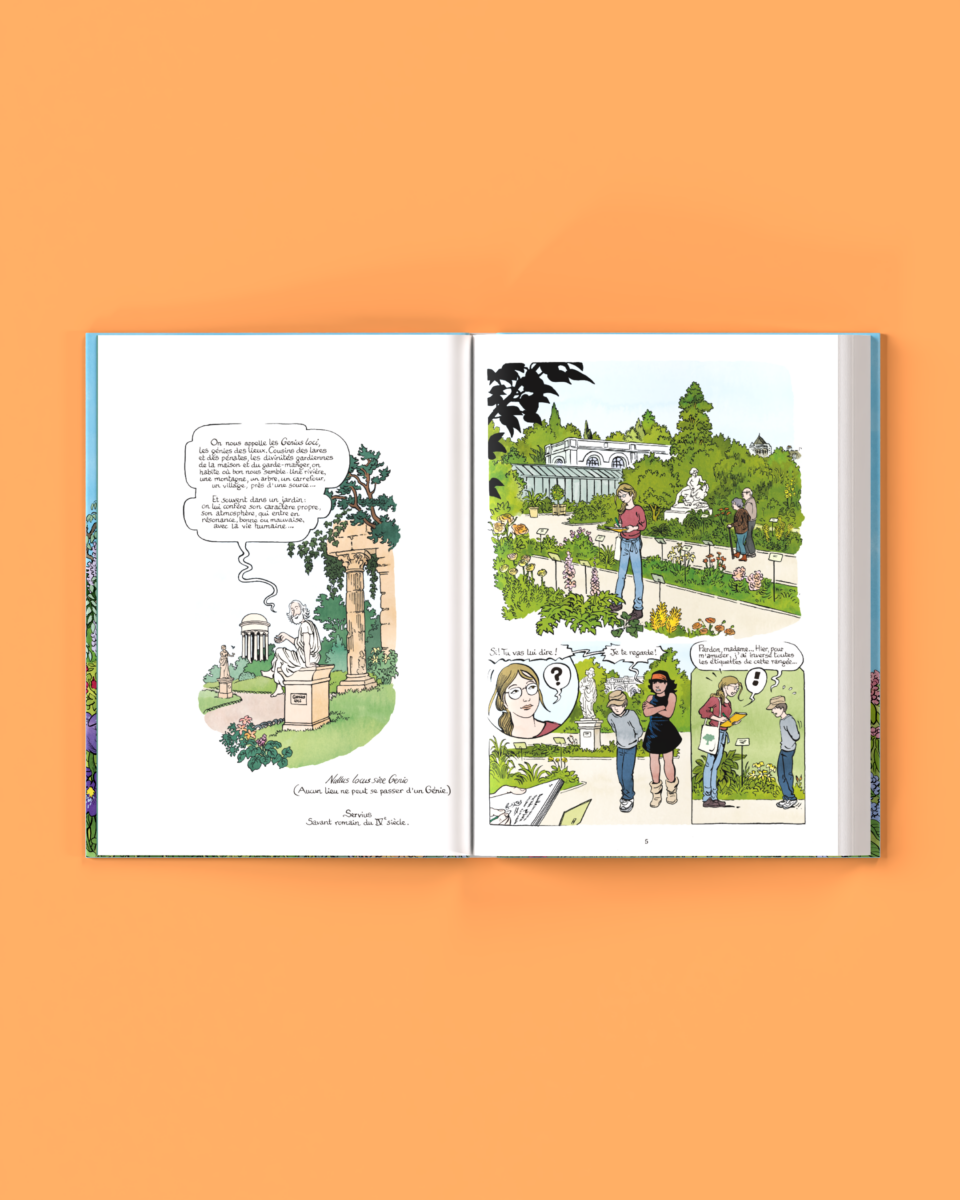 Couverture de La belle histoire des jardins