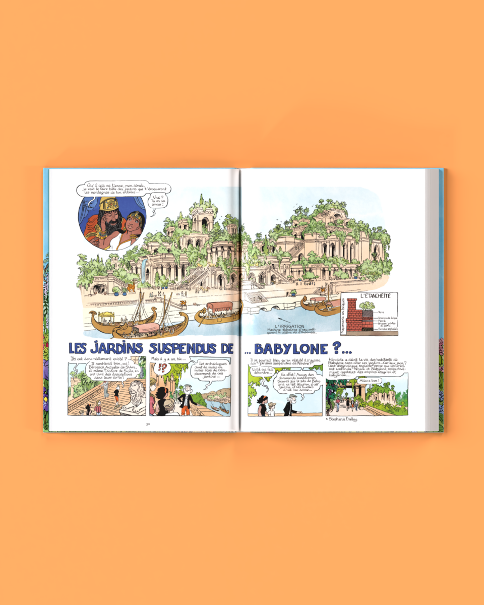 Couverture de La belle histoire des jardins