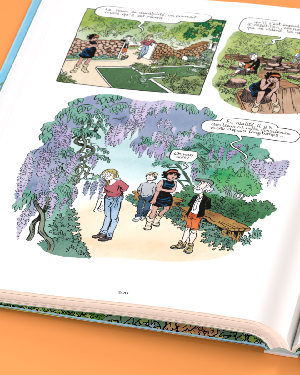 Couverture de La belle histoire des jardins