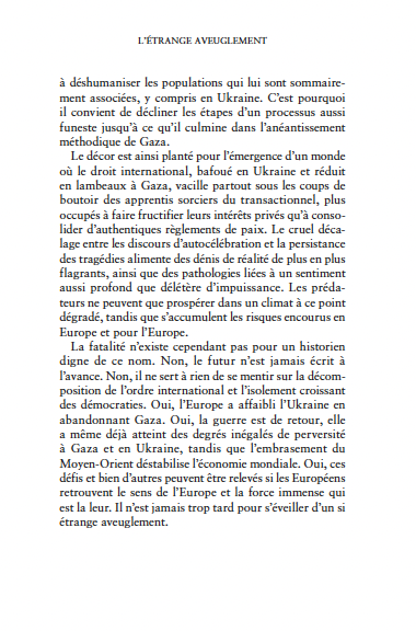 L&rsquo;étrange aveuglement
