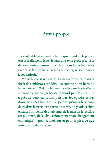 Autobiographie d&rsquo;un arbre