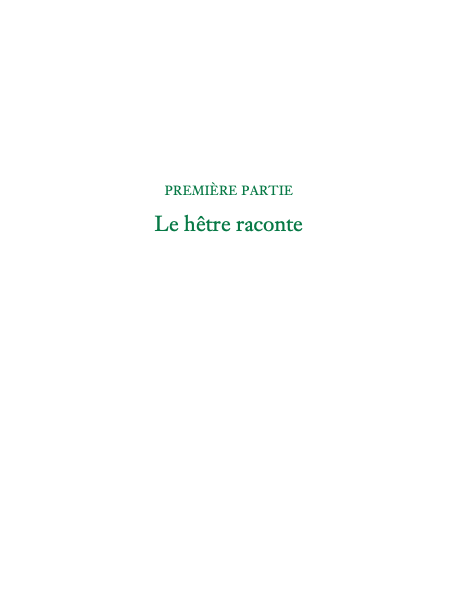 Autobiographie d&rsquo;un arbre