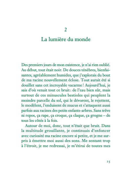 Autobiographie d&rsquo;un arbre