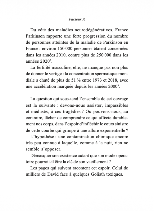 Facteur X